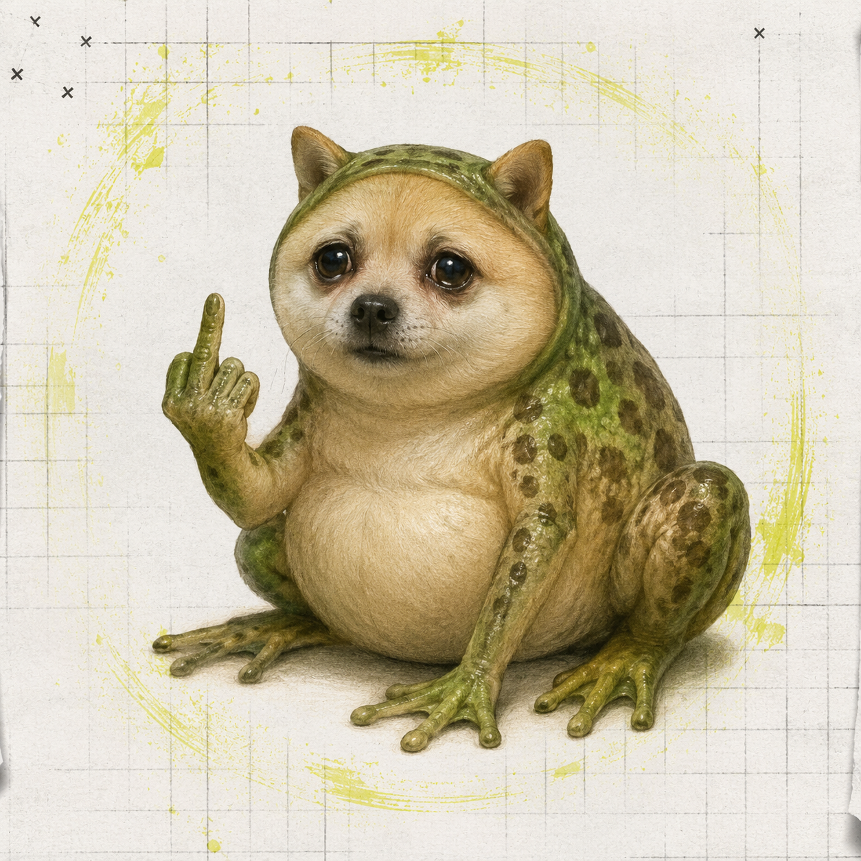 Token logo for dogfrog