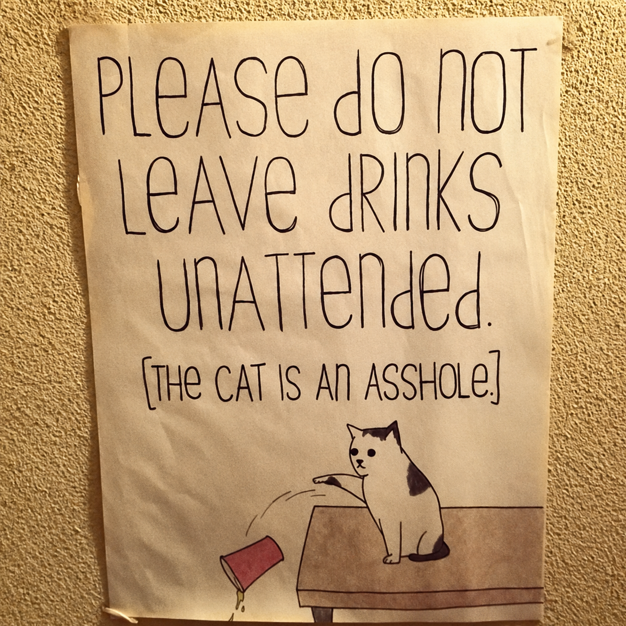 Token logo for asshole cat